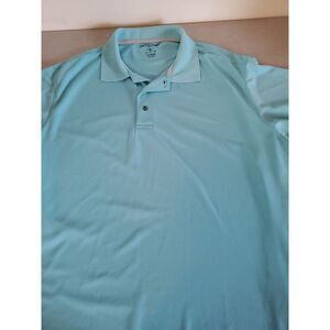 Golf Shirt Mens Sz‎ XL Cross Winsor Teal Polo Short Sleeve Pullover